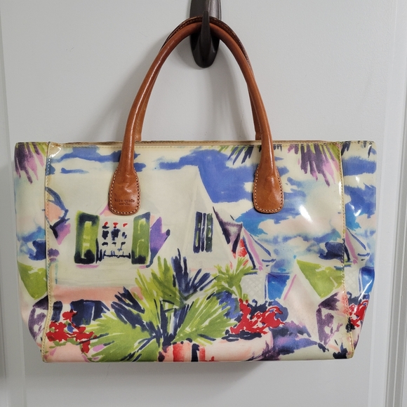 Vintage Kate Spade Limited edition oil cloth bag